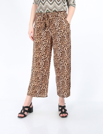 
						Pantaloni Hailys, animal print, XL