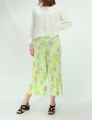 Pantaloni Bershka, verde, S