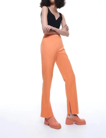 Pantaloni Reserved, portocaliu, XL Portocaliu