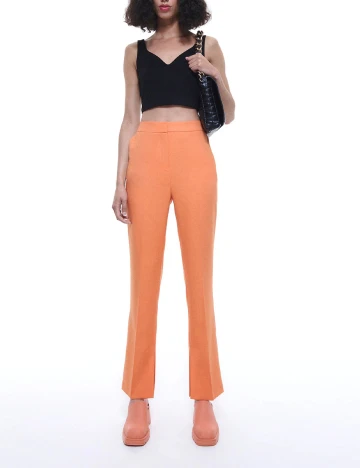 Pantaloni Reserved, portocaliu, XL Portocaliu