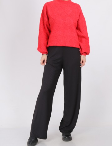 
						Pantaloni Pieces, negru