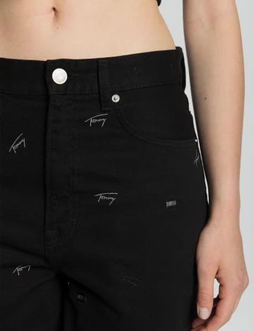 Pantaloni scurti Tommy Jeans, negru Negru