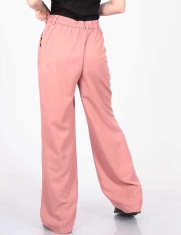 Pantaloni Pieces, roz pudra Roz