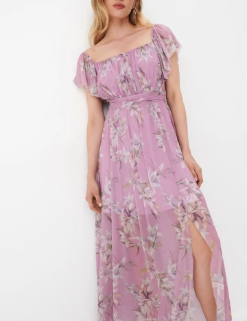 Rochie lunga Mohito, imprimeu floral Floral print