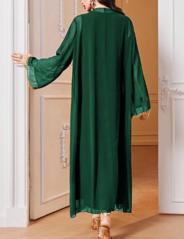 Rochie lunga SHEIN, verde inchis