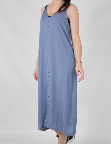 Rochie medie Vila, albastru, 38