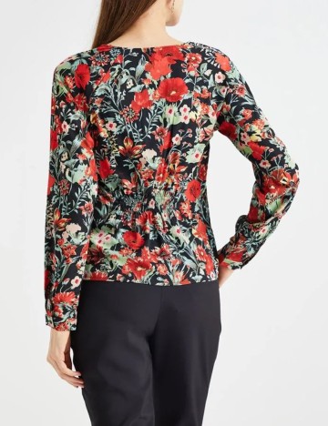 Bluza Pieces, floral, M