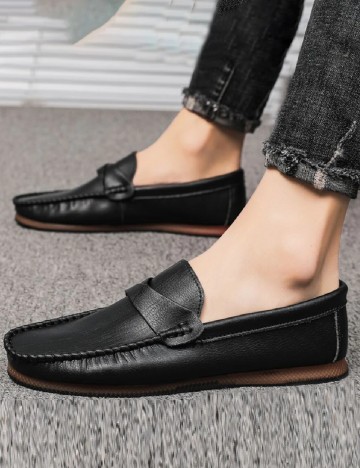 
						Mocasini SHEIN, negru