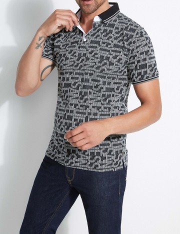 
						Tricou Guess, alb/negru