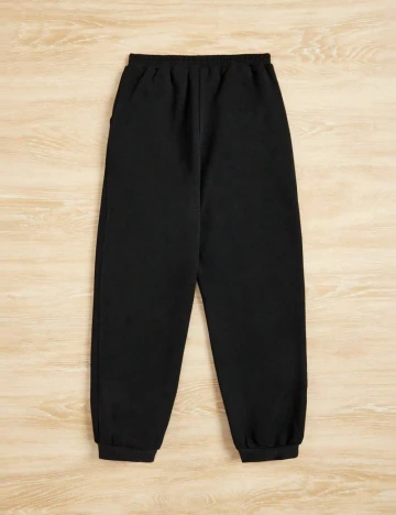 Pantaloni Shein Kids, negru Negru