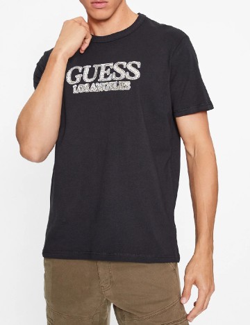 
						Tricou Guess, negru