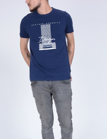 Tricou Milano Bulls, bleumarin