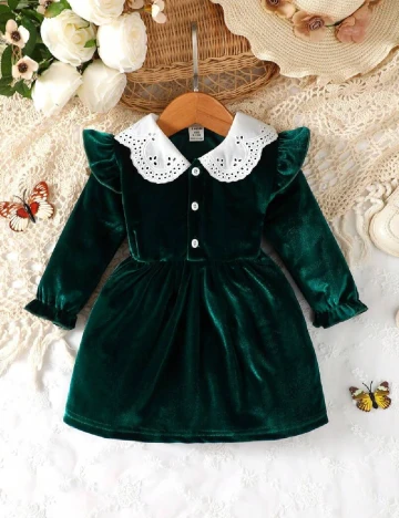 Rochie Shein Kids, verde Verde