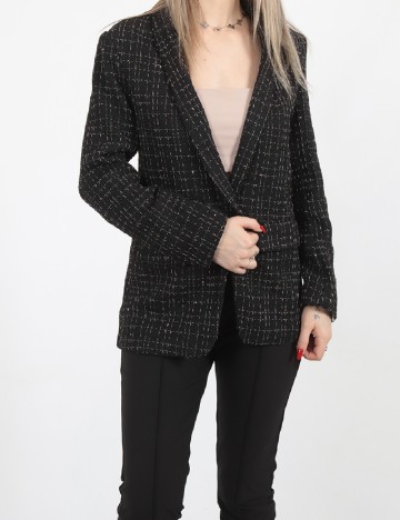 
						Blazer SHEIN, negru