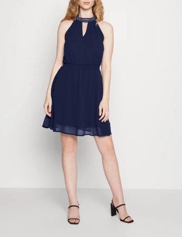 
						Rochie scurta Vila, bleumarin