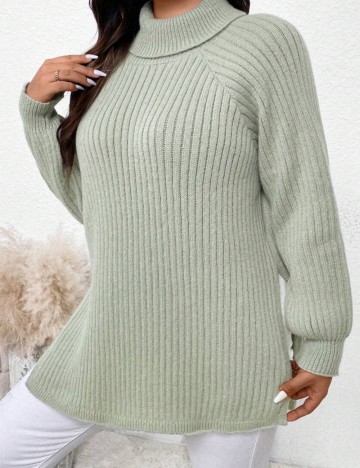 
						Pulover SHEIN CURVE, verde