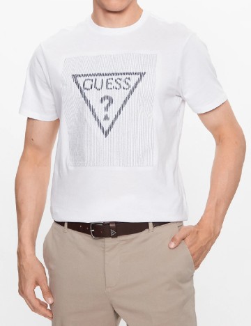 
						Tricou Guess, alb