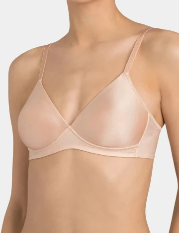 Sutien Soft Sensation Triumph, nude, 90C Crem