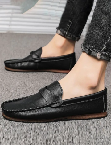 Mocasini SHEIN, negru Negru