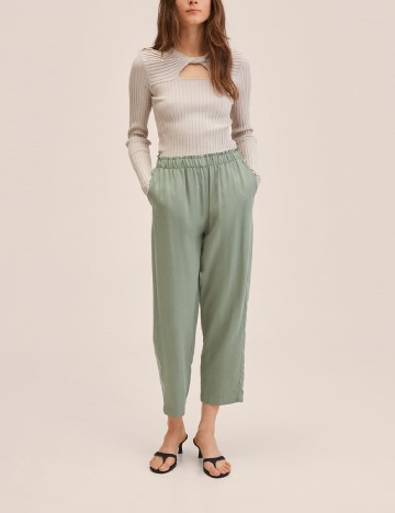 Pantaloni Mango, verde