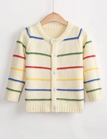 Cardigan Shein Kids, crem Crem