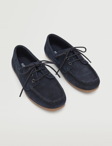 
						Mocasini Mango Kids, bleumarin