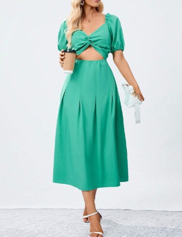 Rochie medie SHEIN, verde