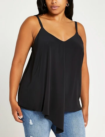 Maiou Plus Size River Island, negru Negru