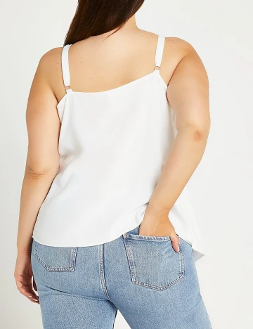 Maiou Plus Size River Island, alb Alb