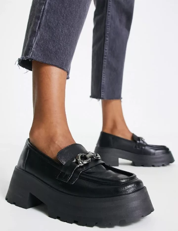 Mocasini ASOS, negru Negru