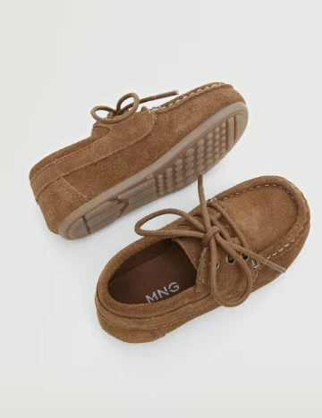 Mocasini Mango Kids, maro Maro