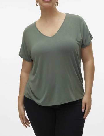 Tricou Vero Moda Curve, verde