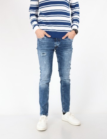 
						Blugi Jack&Jones, albastru