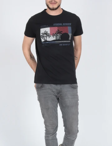 Tricou Milano Bulls, negru Negru