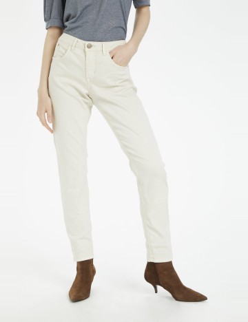 Pantaloni Cream, crem