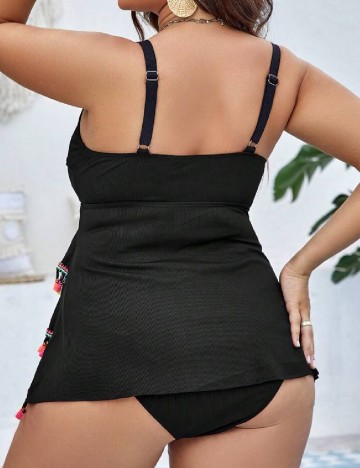 Costum de baie SHEIN CURVE, negru