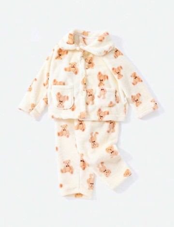 
						Pijama Shein Kids, crem