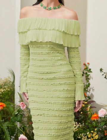 Rochie lunga SHEIN, verde