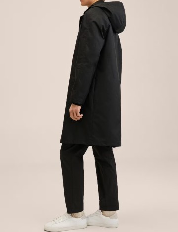 Trench Mango, negru