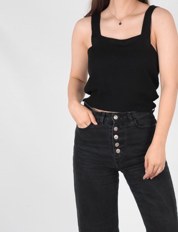 
						Top Y.A.S, negru, L