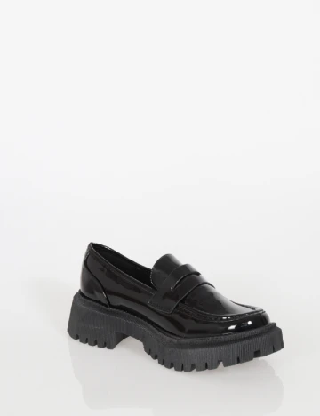 Mocasini SHEIN, negru Negru