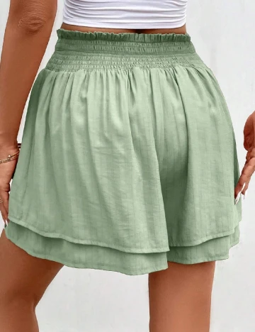 Pantaloni scurti SHEIN, verde Verde