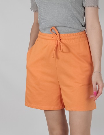 Pantaloni scurti Only, portocaliu, S