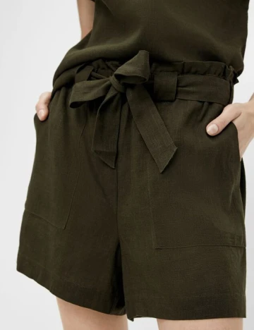Pantaloni scurti Object, verde, 34 Verde