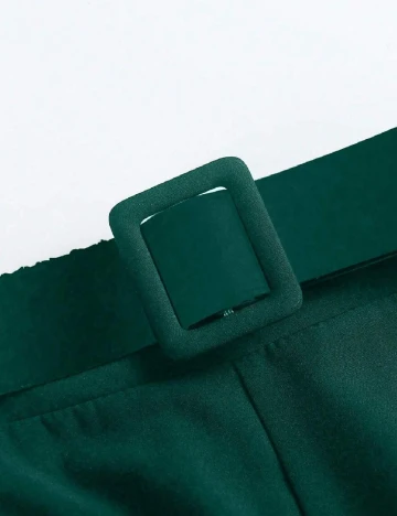 Pantaloni SHEIN CURVE, verde Verde