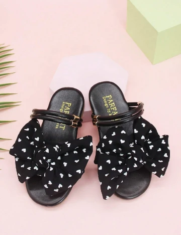 Slapi Shein Kids, negru Negru