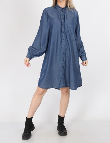 
						Camasa Oversized Indiska, albastru