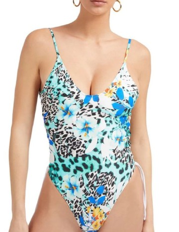 
						Costum de baie Guess, floral