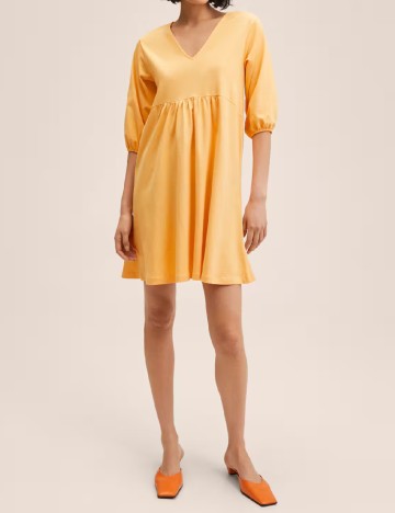 Rochie scurta Mango, portocaliu