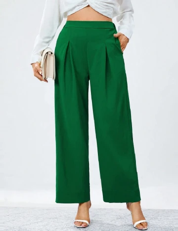 Pantaloni SHEIN, verde Verde